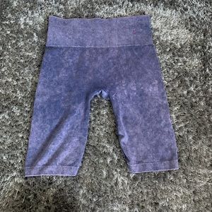 Shosho biker shorts, blue size small/medium.